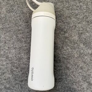 Owala White Stainless Steel Tumbler 24oz Free Sip Straw Lid